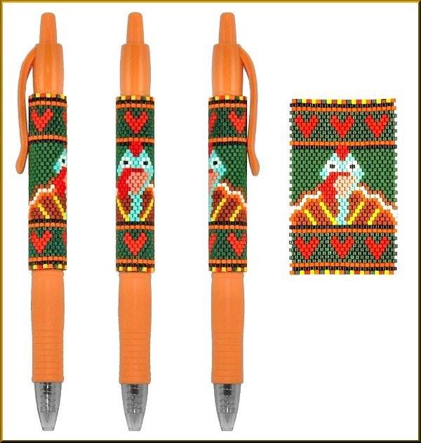 Gobble Gobble Pen Wrap Pattern - PDF