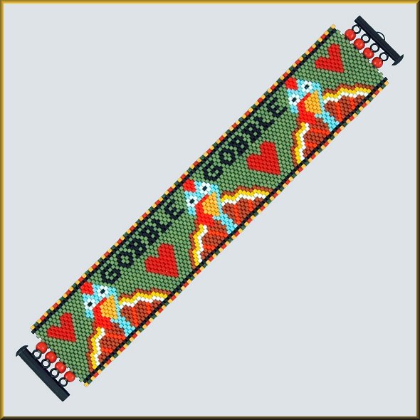 Gobble Gobble Bracelet Pattern - PDF