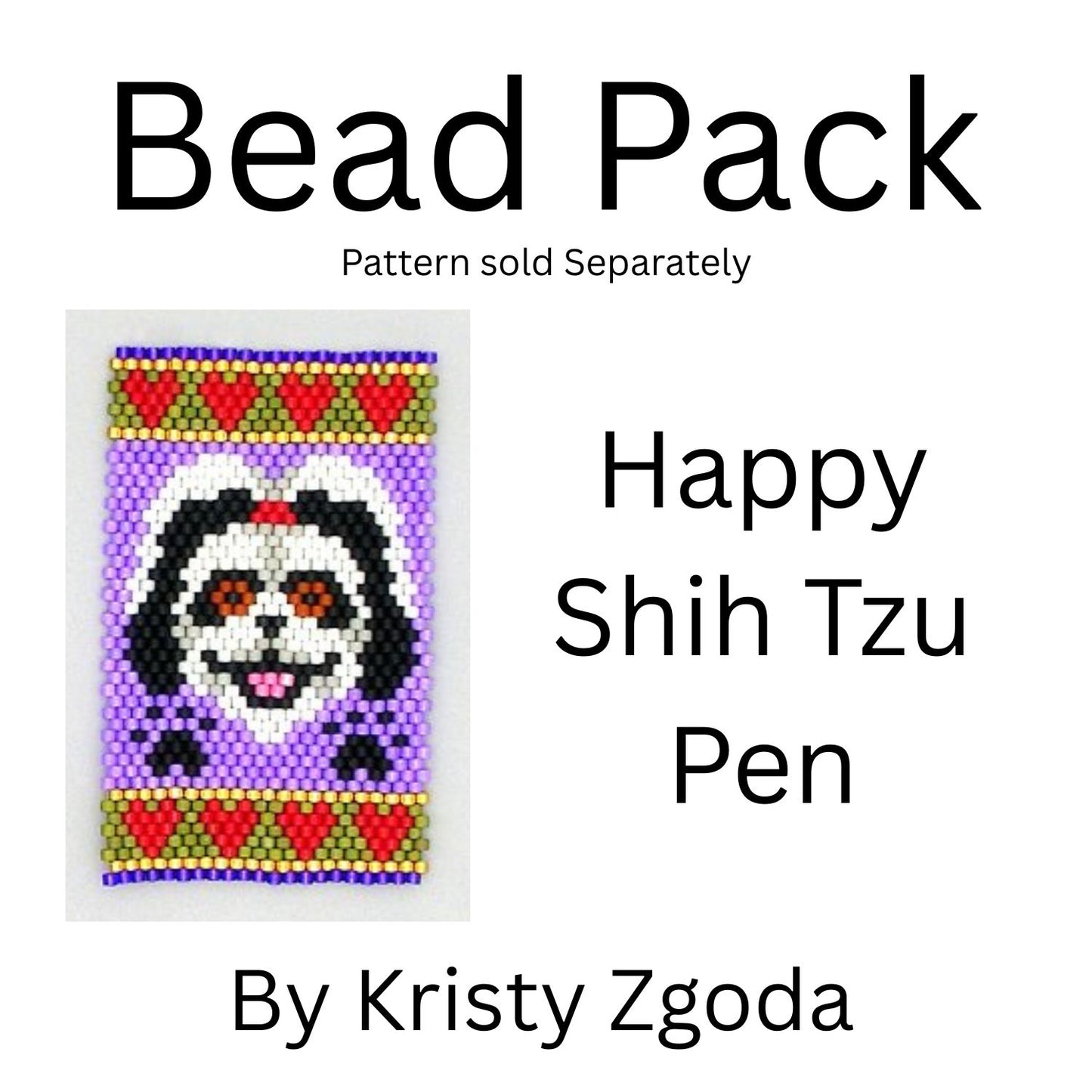Happy Shih Tzu Pen Bead Pack