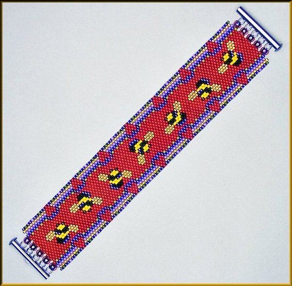 Honey Bee Mine Bracelet Pattern - PDF