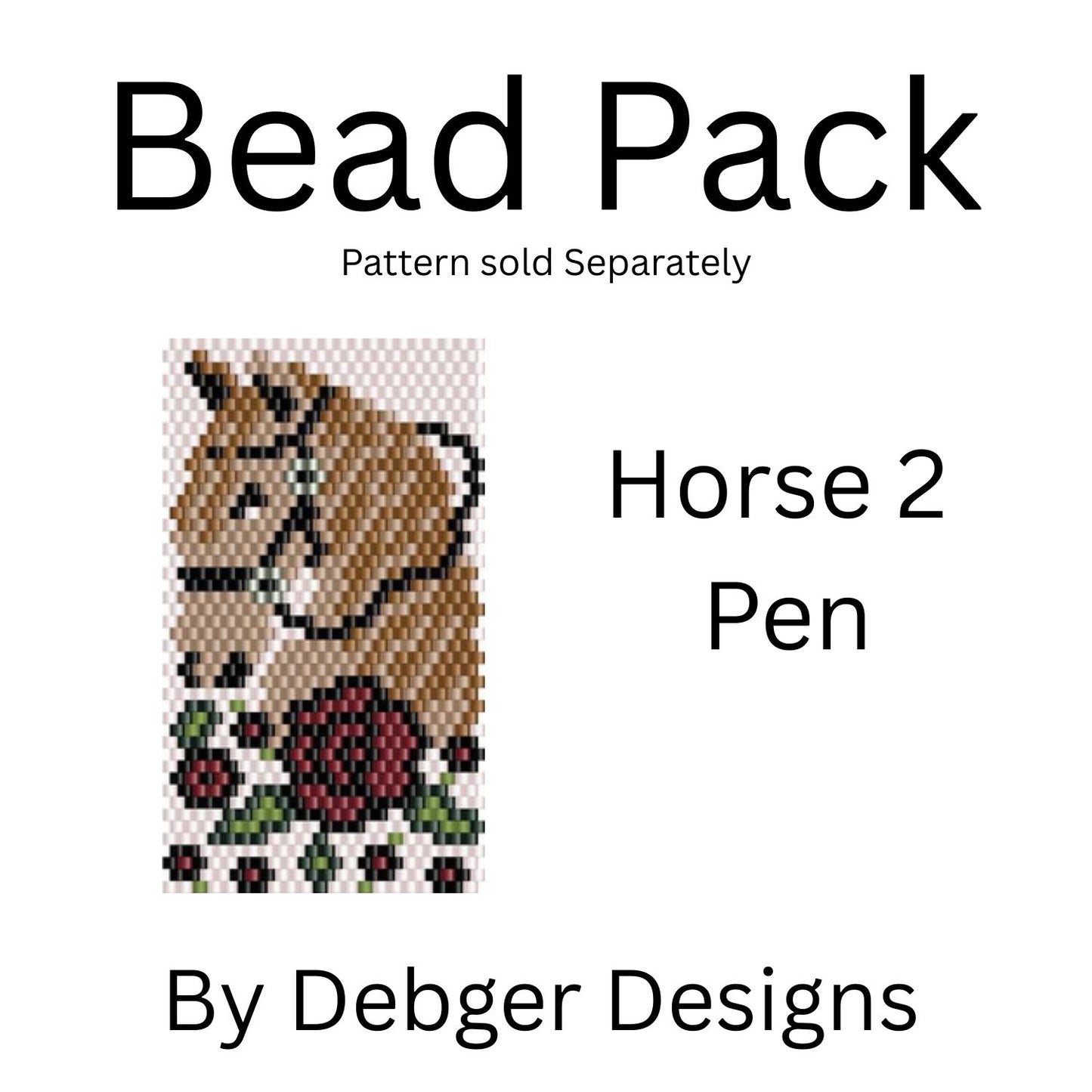 Horse 2 Pen Bead Pack