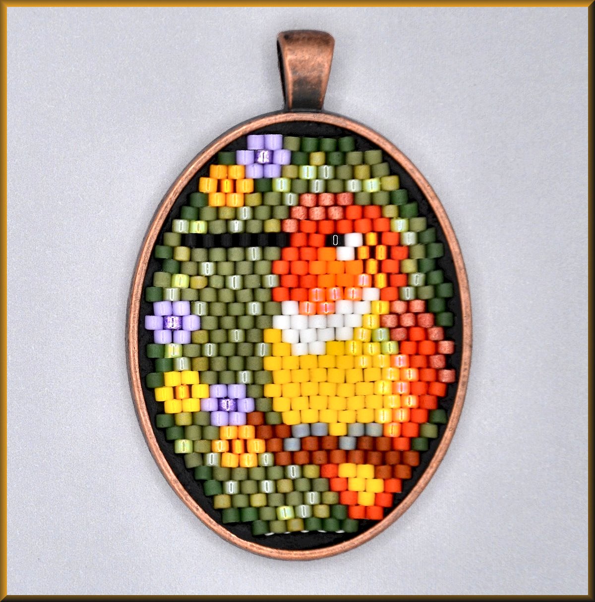 Hummingbird Spring Oval Pattern - PDF