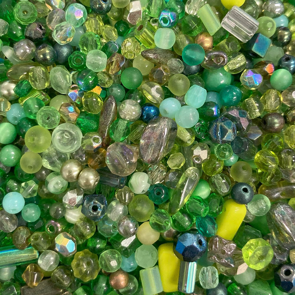 Olive & Meadow - Small Glass Beads Mix - 2oz