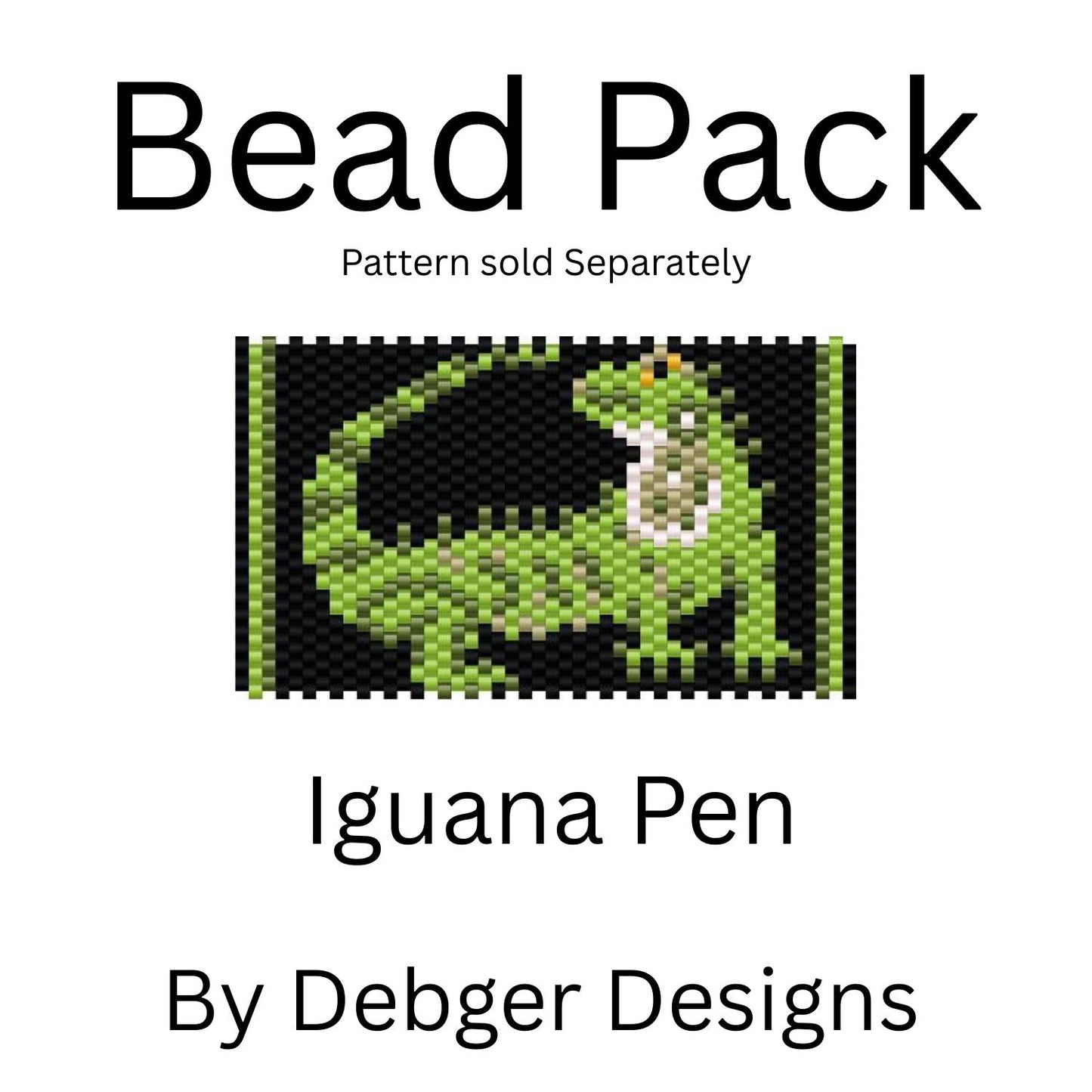 Iguana Pen Bead Pack
