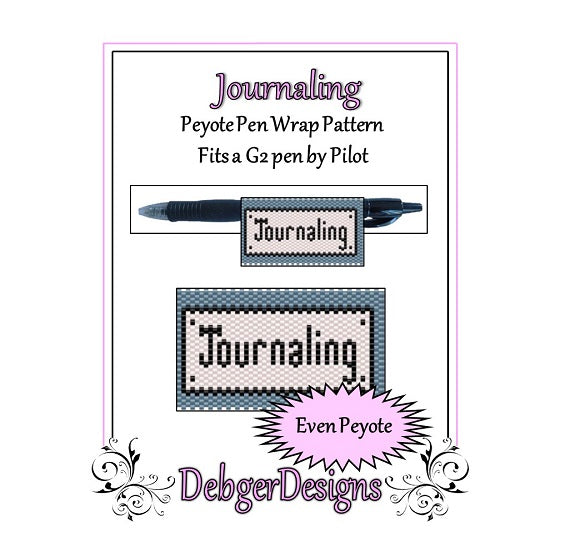 Journaling Pen Wrap Pattern - PDF