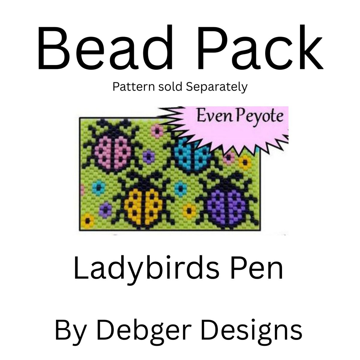 Ladybirds Pen Bead Pack