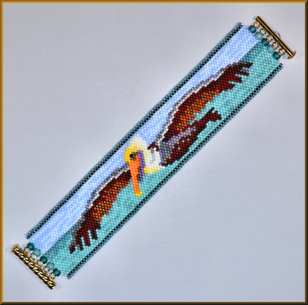 Pelican Sky Bracelet Pattern - PDF