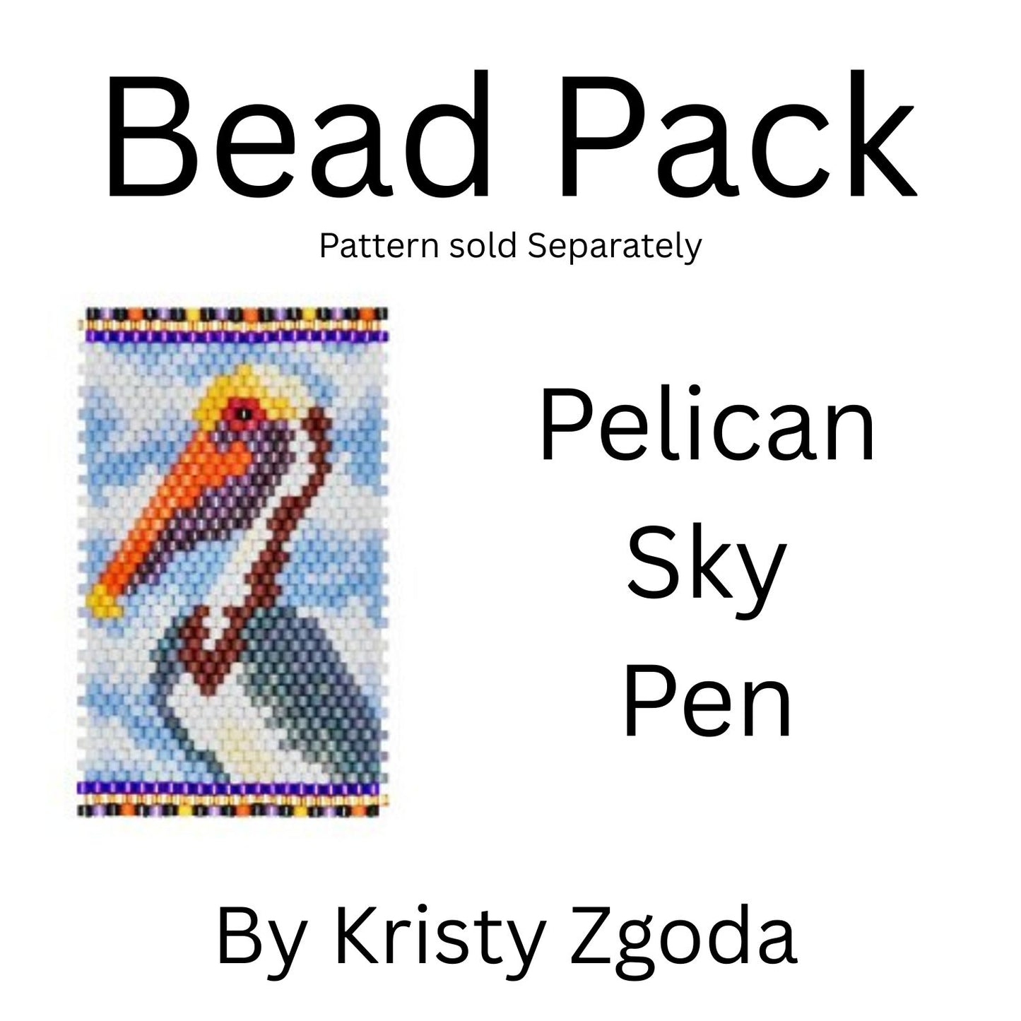 Pelican Sky Pen Bead Pack