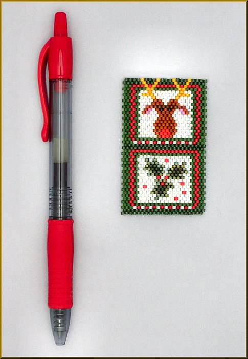 Rudolph Pen Wrap Pattern - PDF