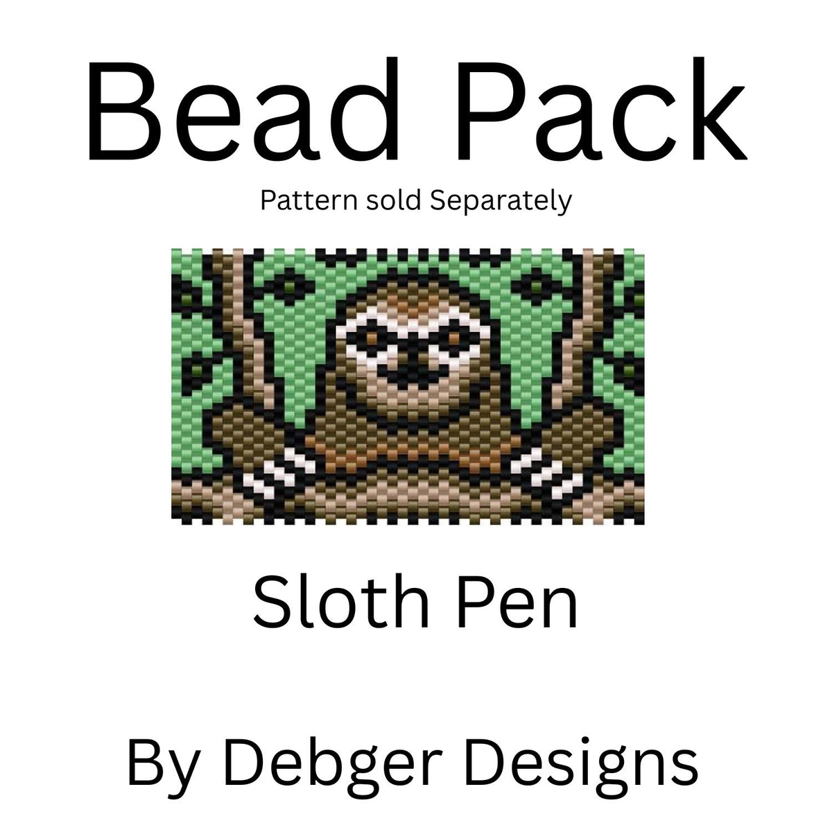 Sloth Pen Bead Pack