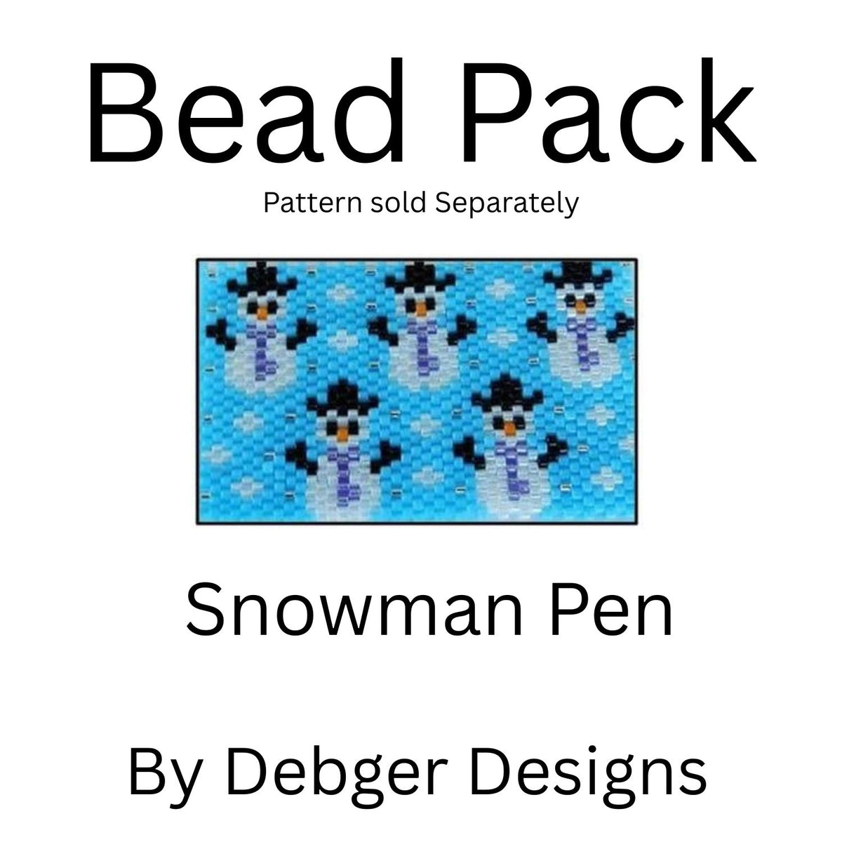 Snowman Pen Bead Pack
