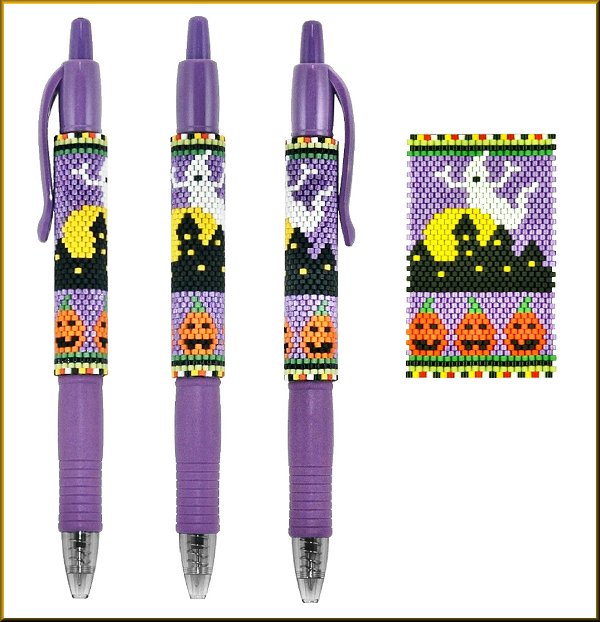 Spooooky Pen Wrap Pattern - PDF