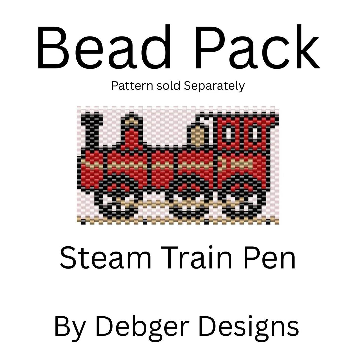 Steam Train Pen Bead Pack