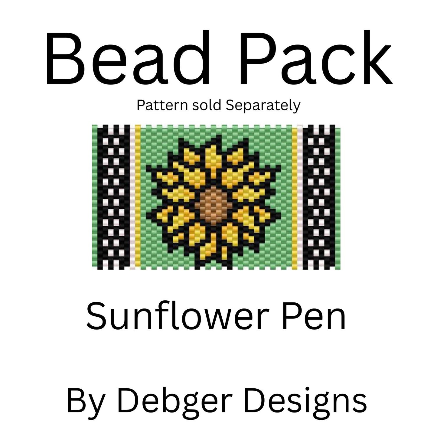 Sunflower Pen Bead Pack
