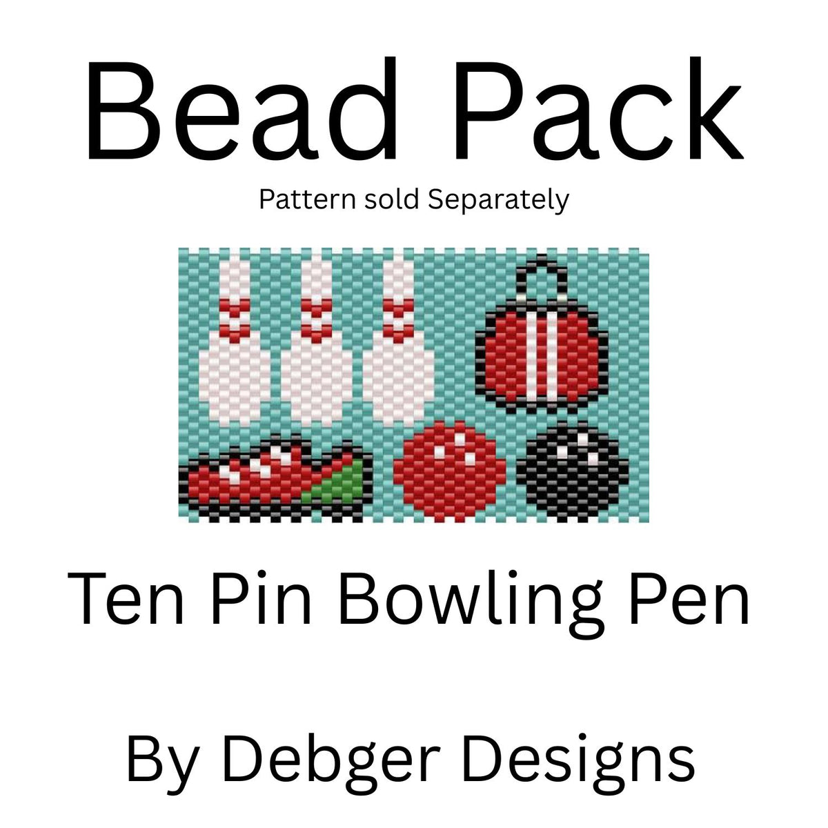 Ten Pin Bowling Pen Bead Pack