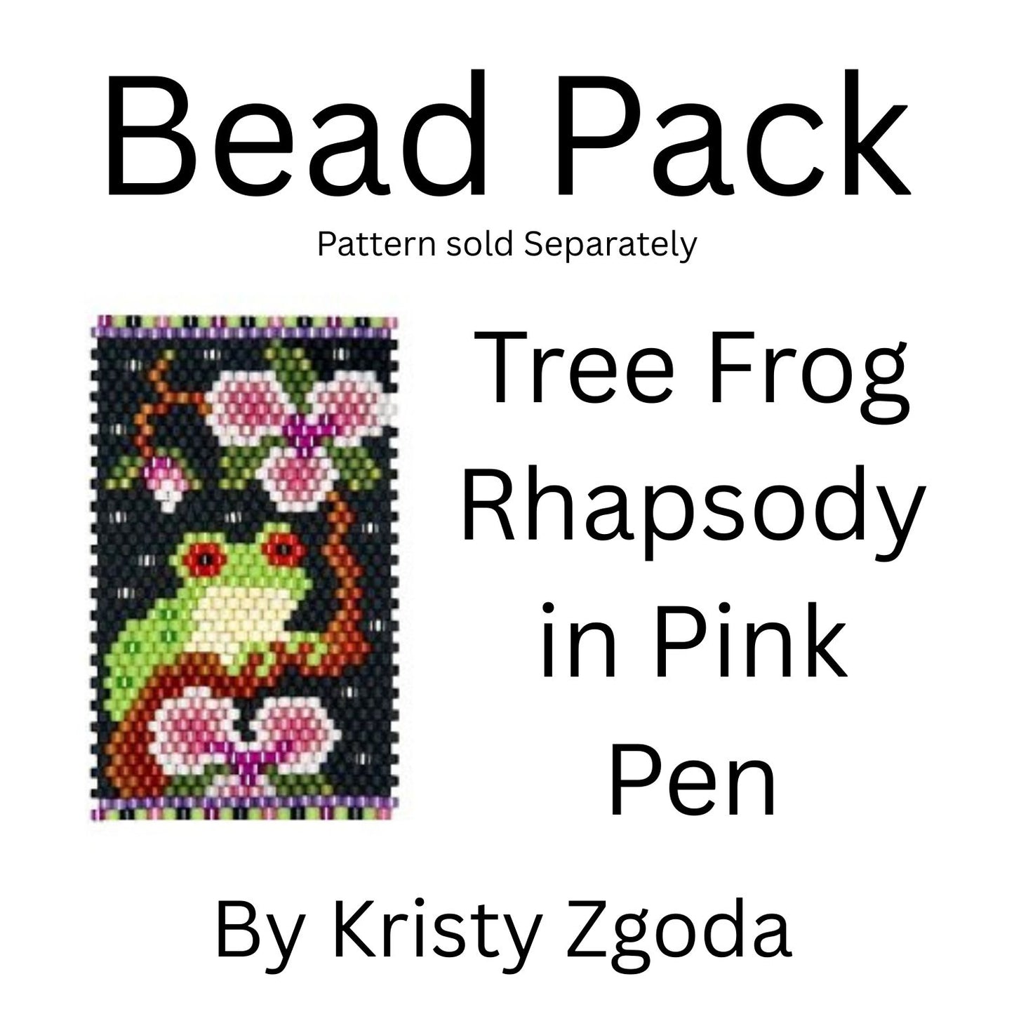 Tree Frog Rhapsody in Pink Pen Bead Pack