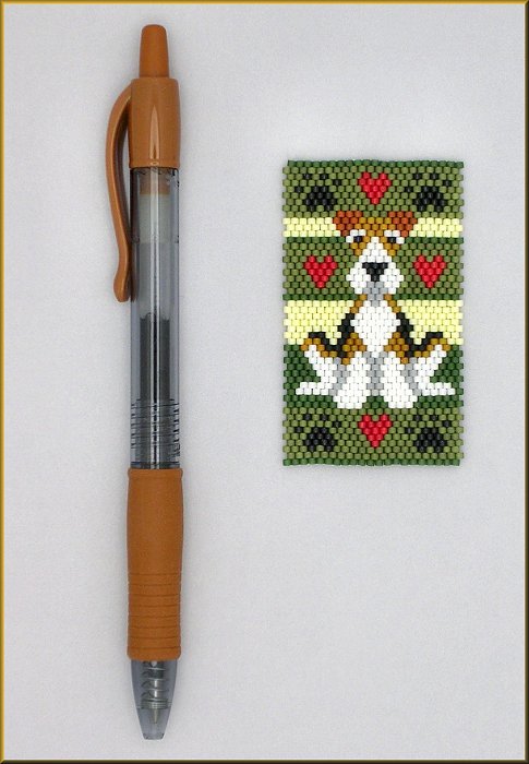 Wire Fox Terrier Pen Wrap Pattern - PDF