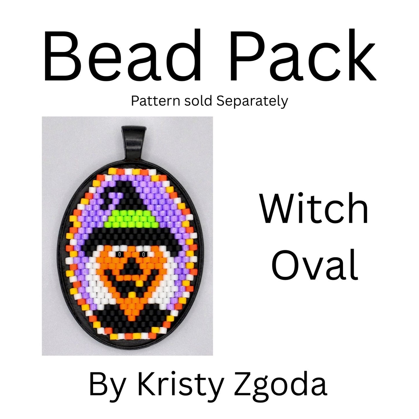Witch Oval Bead Pack