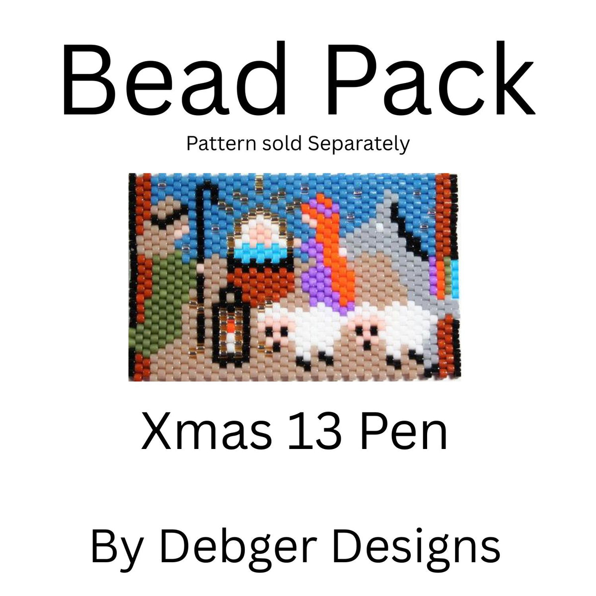 Xmas 13 Pen Bead Pack