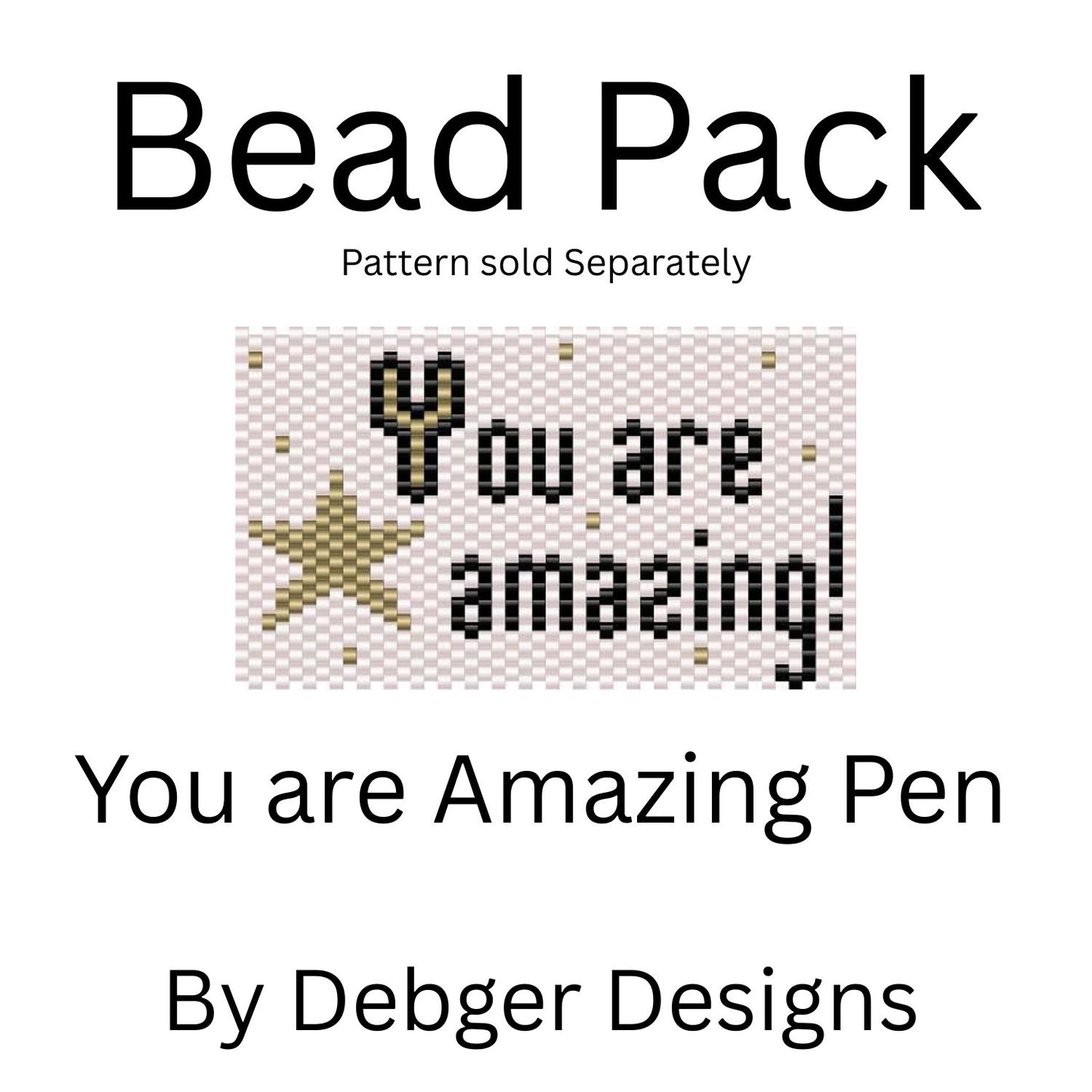 You Are Amazing Pen Bead Pack