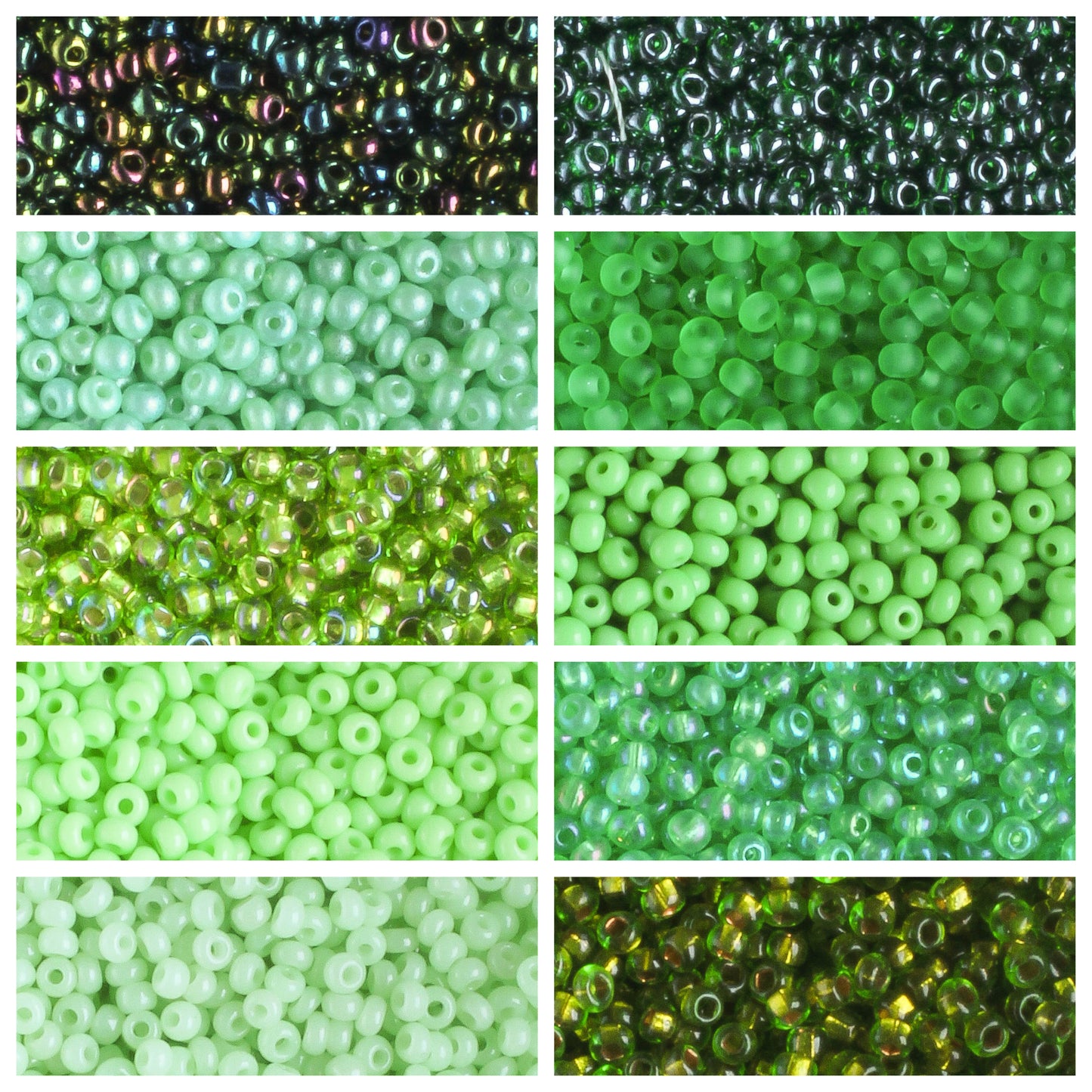 11/0 Czech Seed Bead Collection