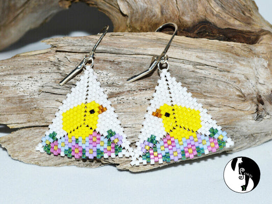 Easter Chick Triangle Bead Pack