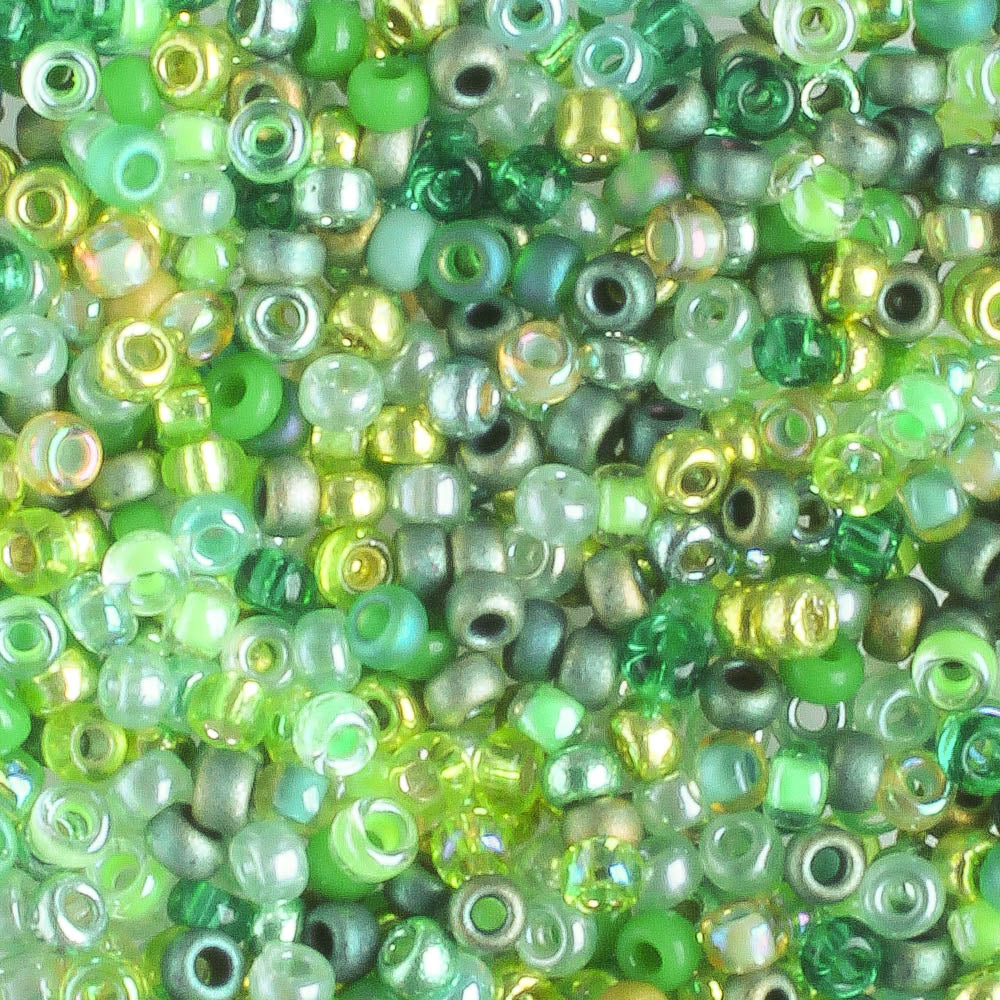 11/0 Green Mix