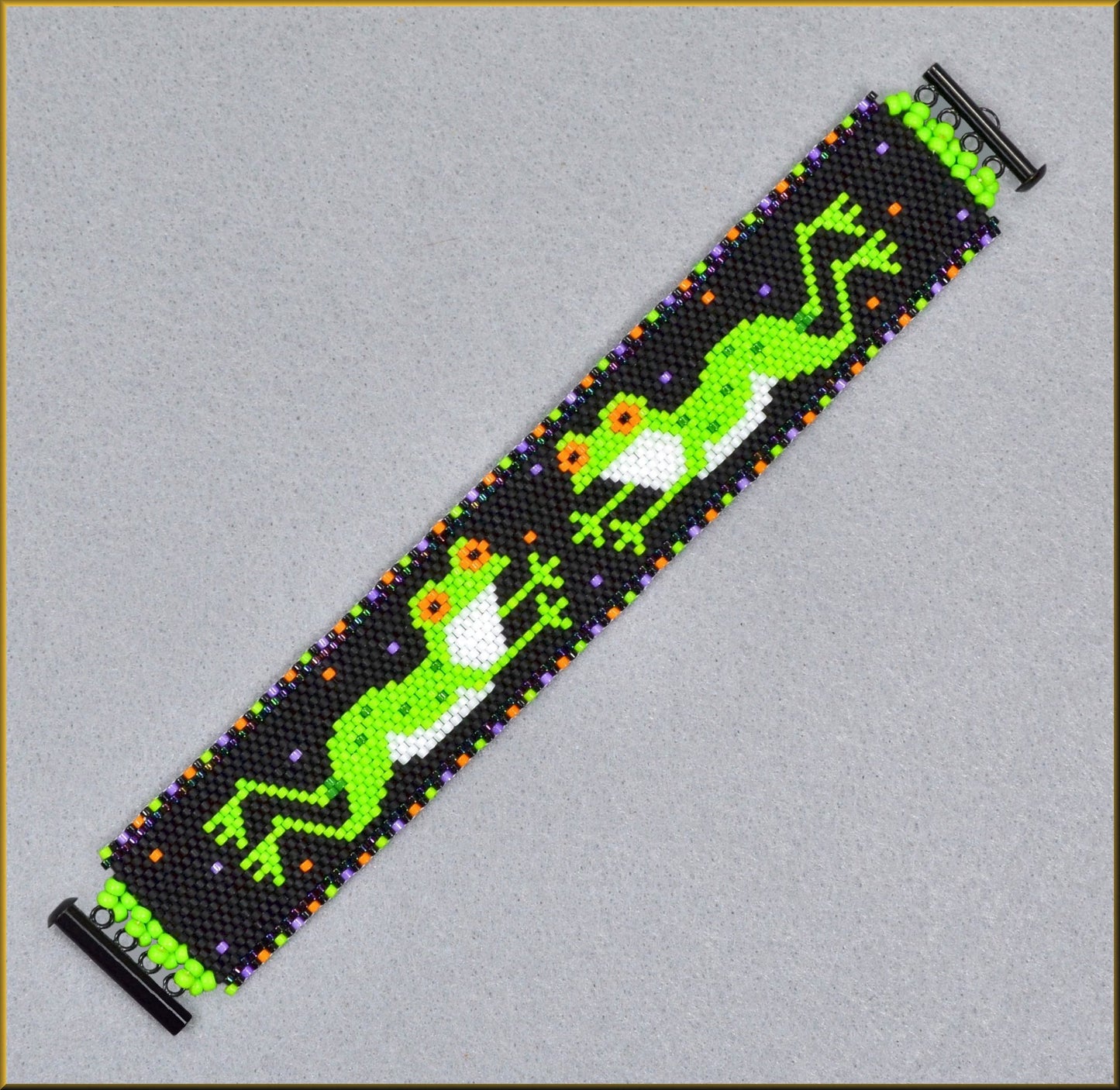 Leap Frogs Bracelet Pattern - PDF