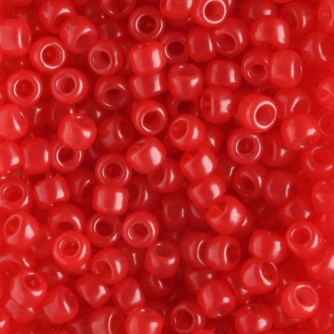 8/0 Hybrid Milky Aurora Red - 10 grams