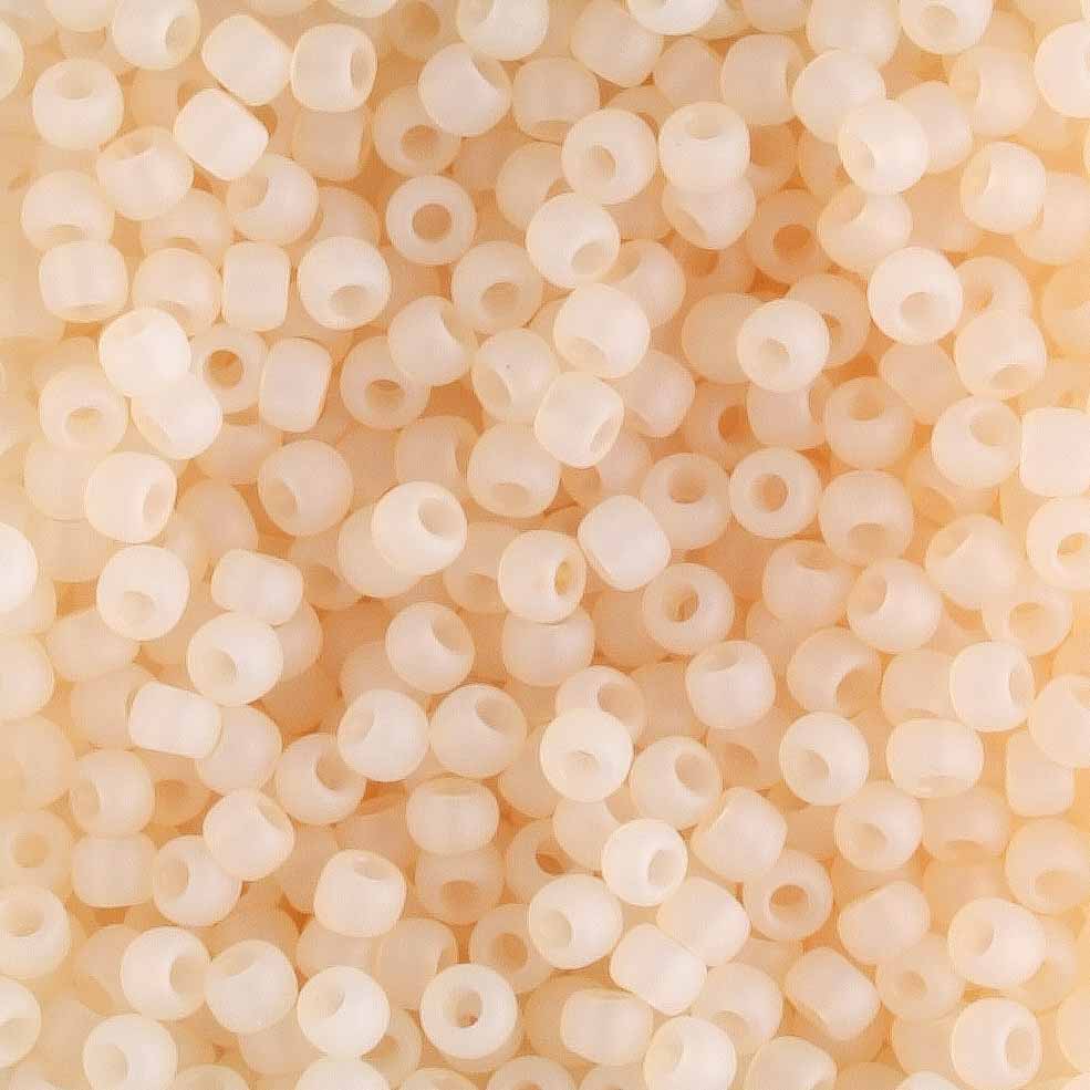 11/0 Ceylon Frosted Ivory - 10 grams