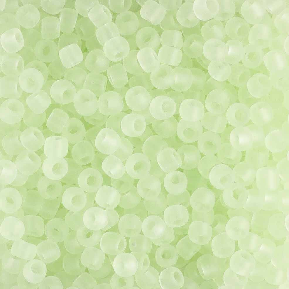 11/0 Transparent Frosted Citrus Spritz - 10 grams