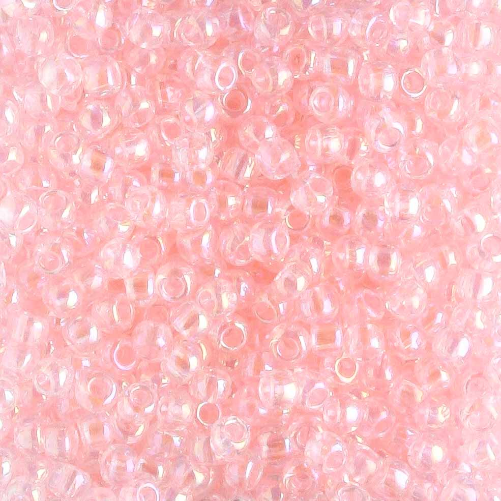 11/0 Dyed Rainbow Ballerina Pink - 10 grams