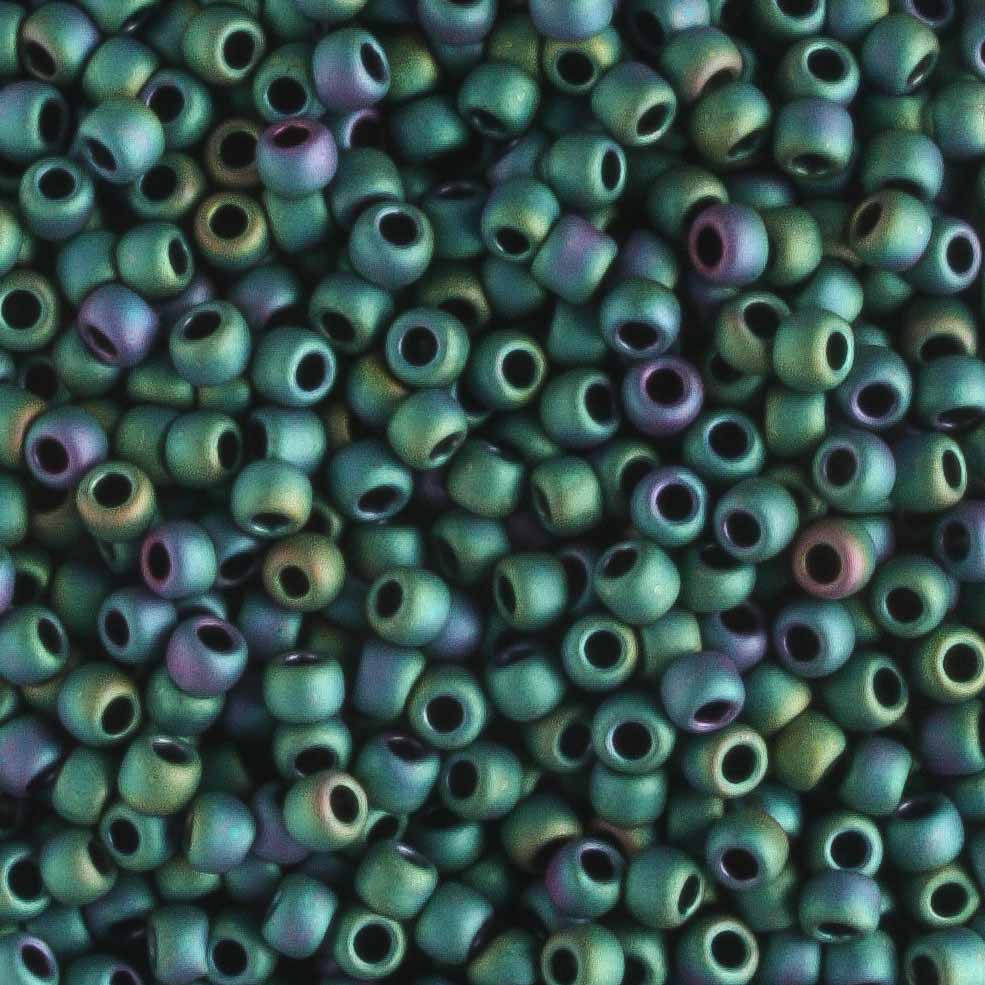 11/0 Matte Iris Teal - 10 grams