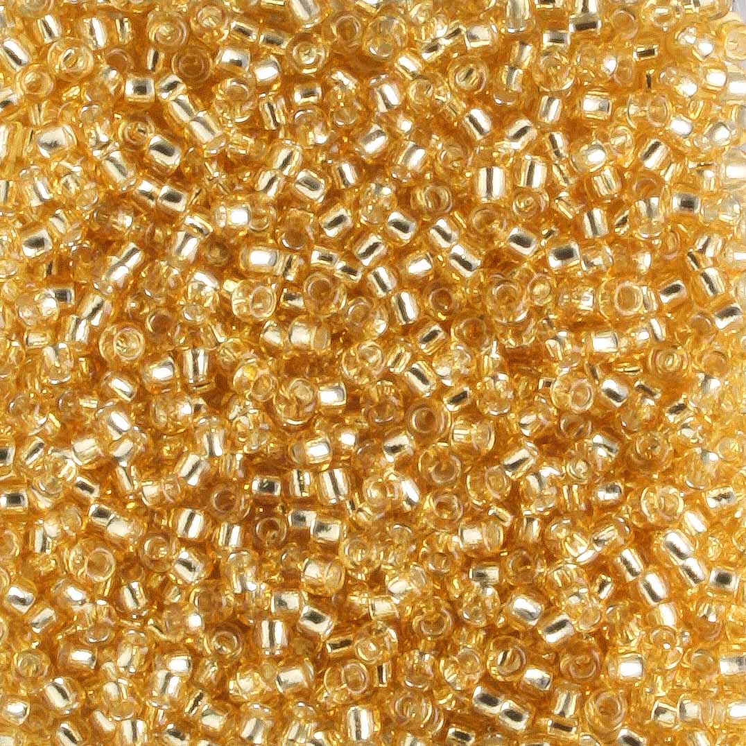 15/0 Silver Lined Light Topaz - 5 grams