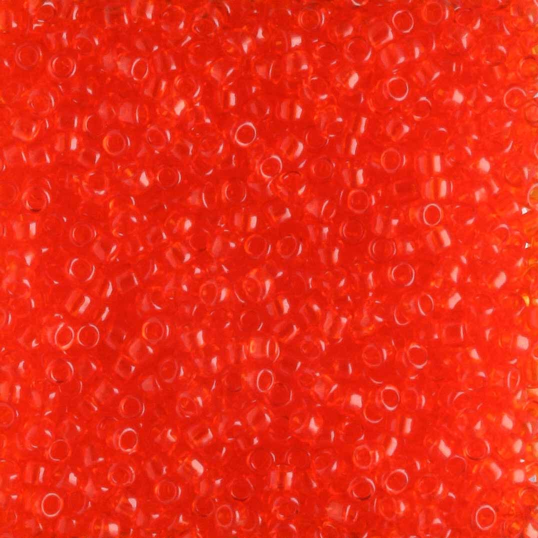 15/0 Transparent Light Siam Ruby - 5 grams