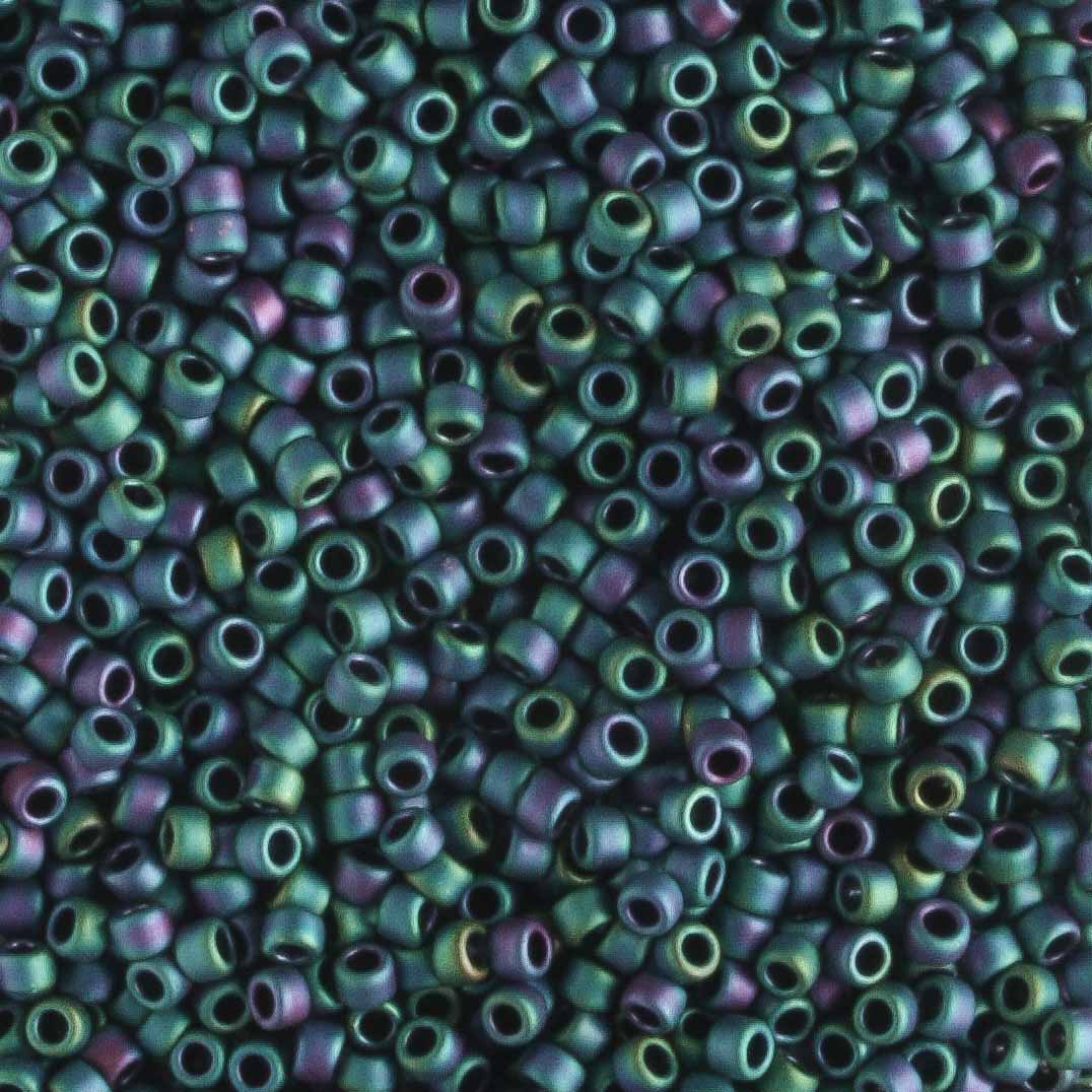 15/0 Matte Iris Teal - 5 grams