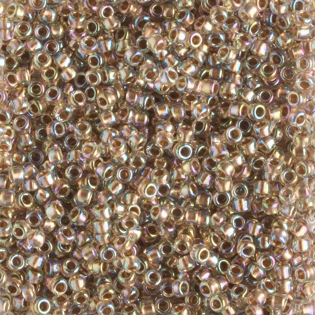 15/0 Gold Lined Rainbow Crystal - 5 grams