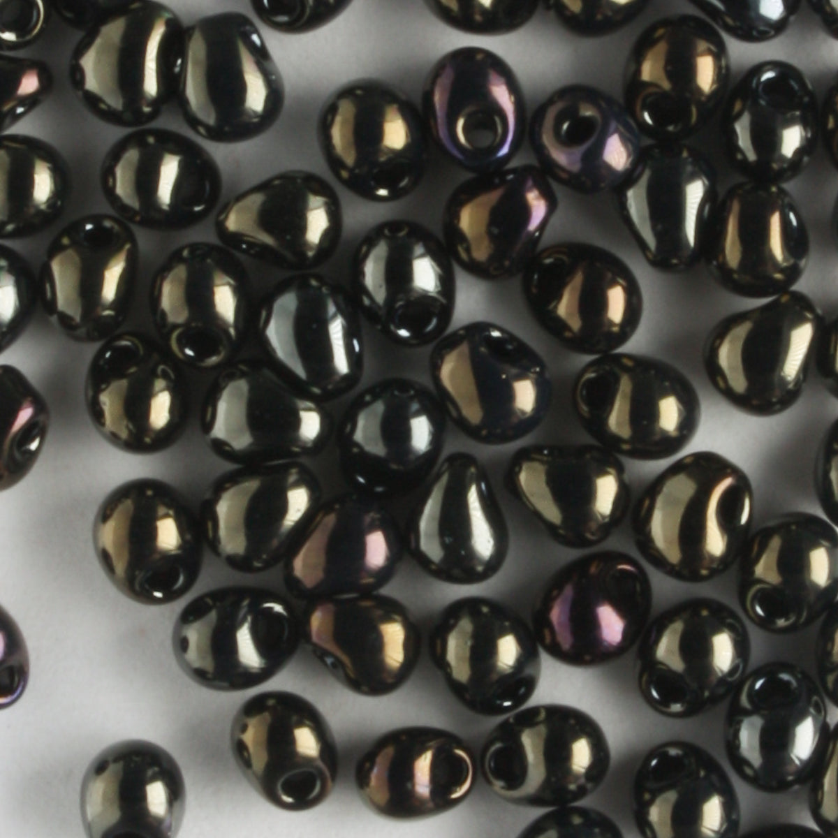 Fringe Bead, Gunmetal Dark Gold - 10 grams