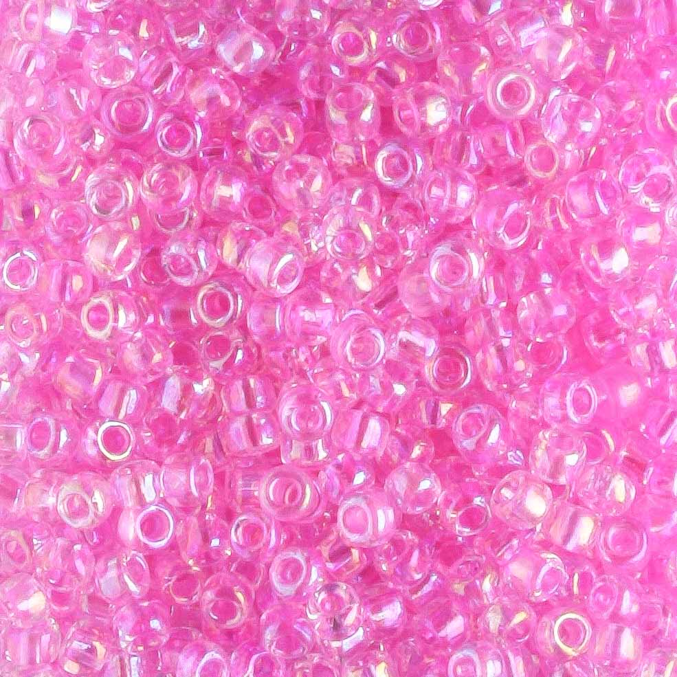 11/0 Pink AB - 10 grams