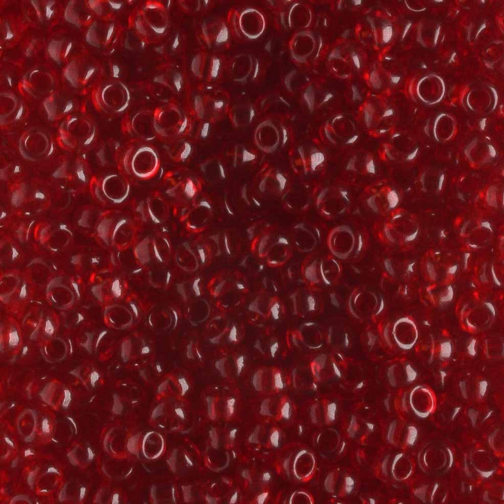 11/0 Transparent Garnet - 10 grams