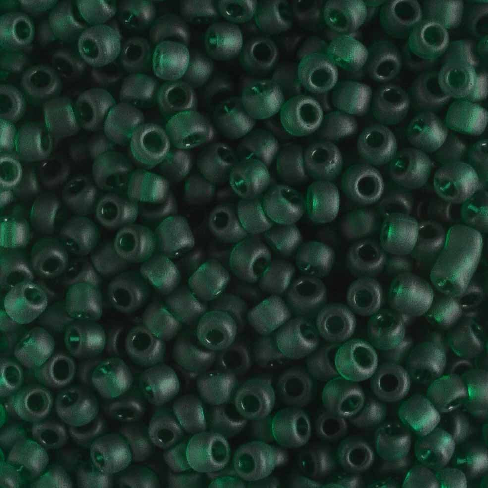 11/0 Transparent Matte Teal - 10 grams