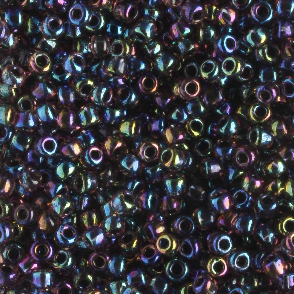 11/0 Dark Rainbow Peacock - 10 grams