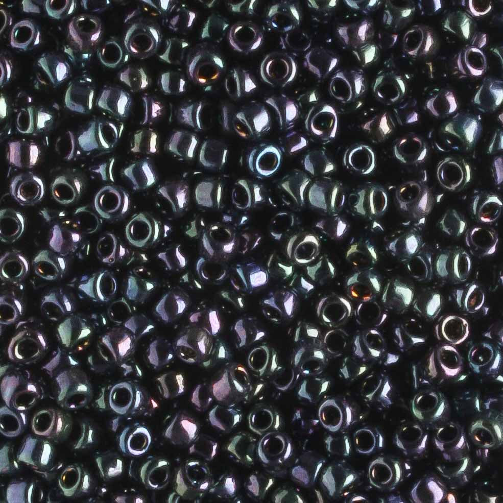 11/0 Amethyst Gunmetal - 10 grams