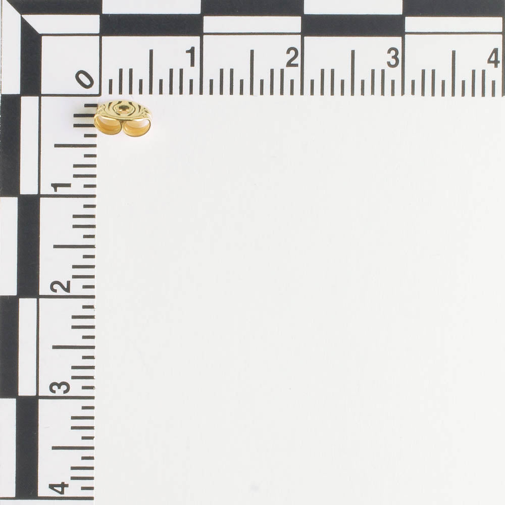 Earring Back, Gold, 5 Pairs