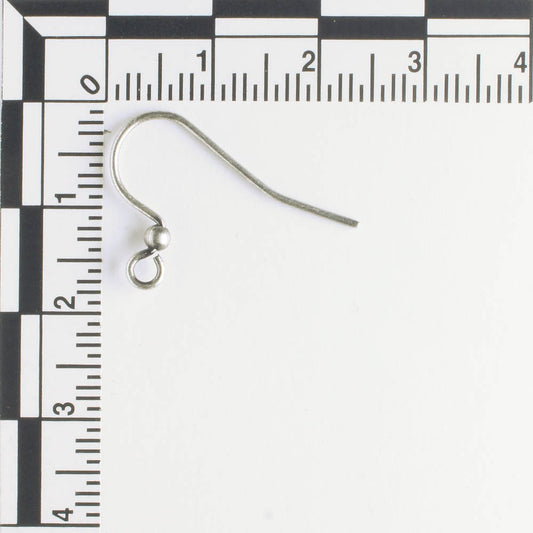 Earring, Antique Silver - 5 Pair