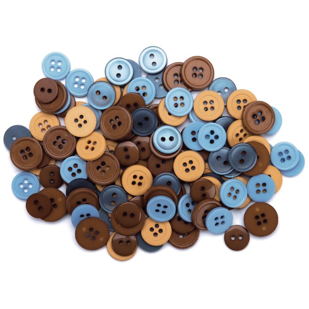 Button Modern Assortment - qty 140