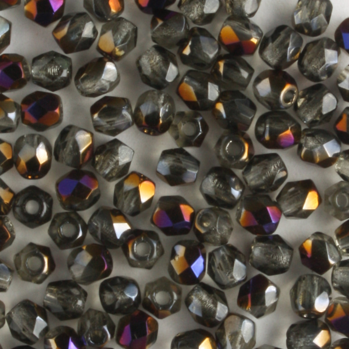 3mm Round Fire Polish Black Diamond Zarit