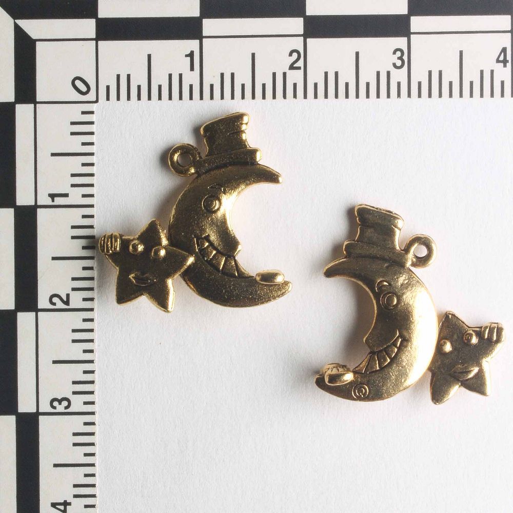 Charm - Moon and Star