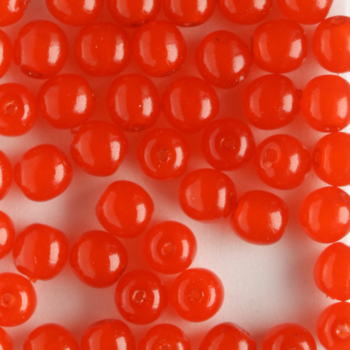 4mm Druk Hyacinth - 100 beads