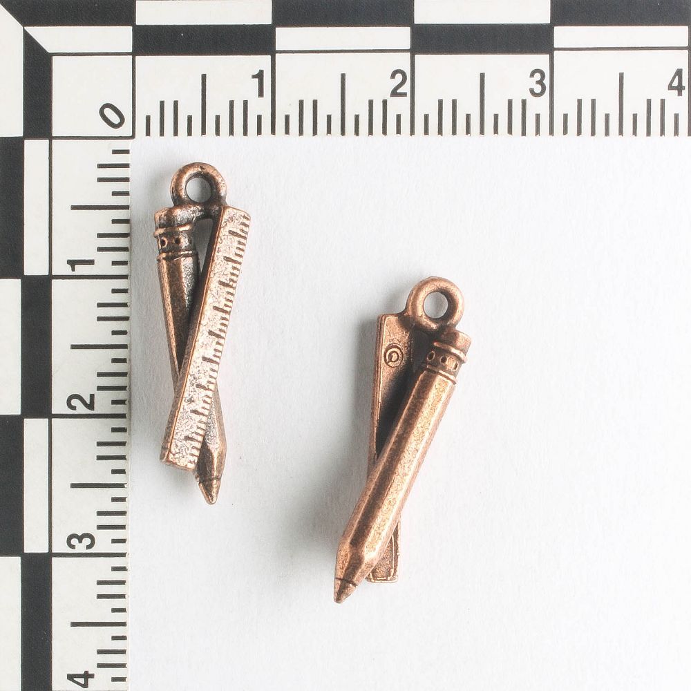 Charm - Pencil & Ruler